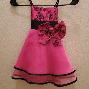 NWT Toddler Girls Party Dress - 2T - Pink Floral Easter Birthday Pageant